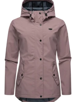 Ragwear Damen Softshelljacke - Margge Shell in altrosa