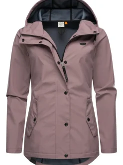 Ragwear Damen Softshelljacke - Margge Shell in altrosa