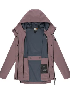 Ragwear Damen Softshelljacke - Margge Shell in altrosa