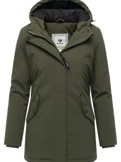 Ragwear Damen Softshellmantel - Navanuti in oliv