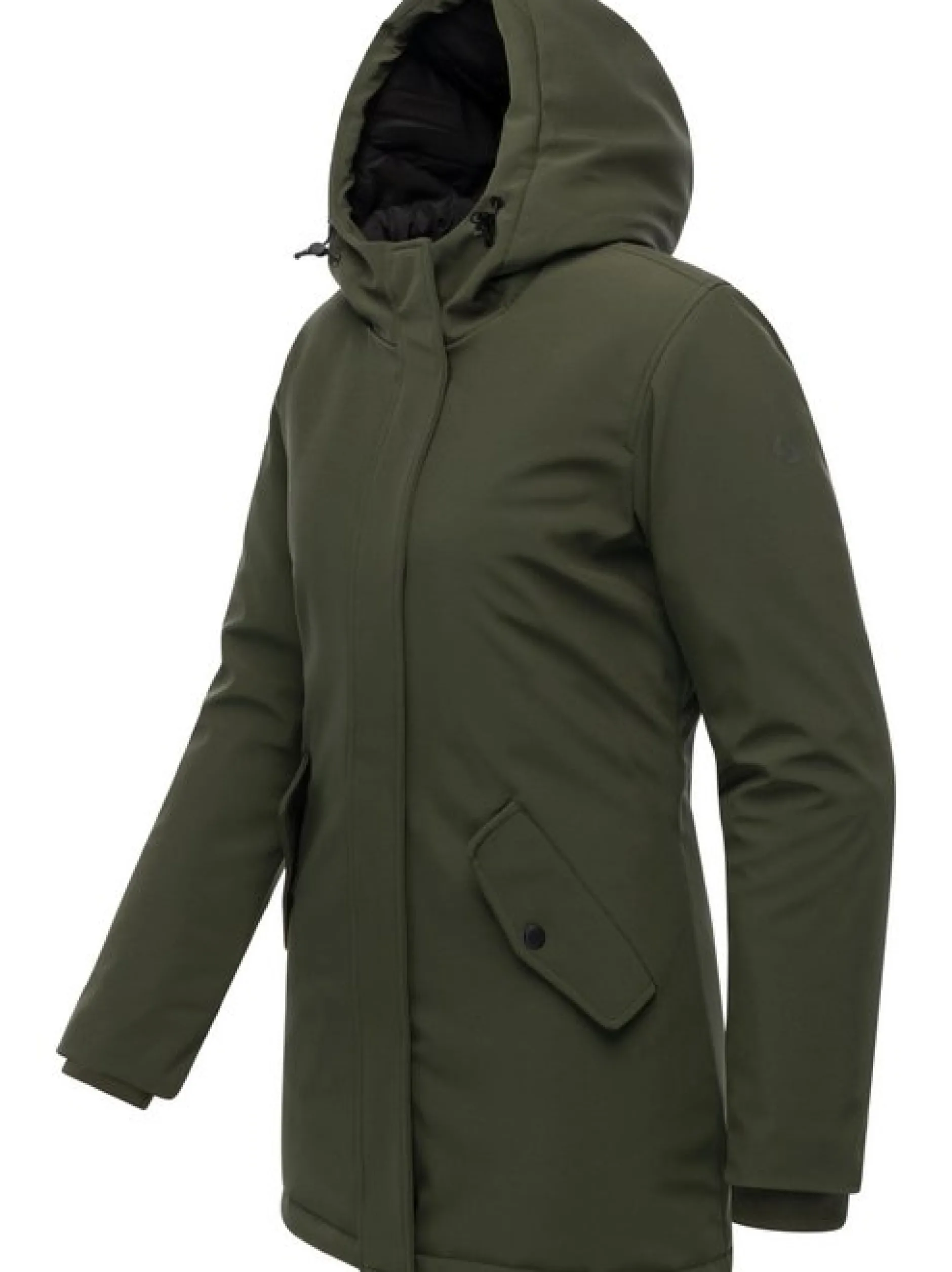 Ragwear Damen Softshellmantel - Navanuti in oliv