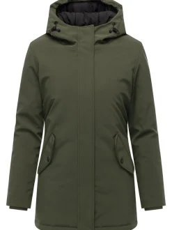 Ragwear Damen Softshellmantel - Navanuti in oliv