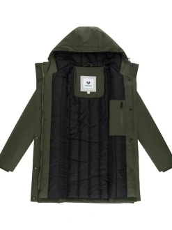 Ragwear Damen Softshellmantel - Navanuti in oliv