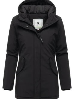 Ragwear Damen Softshellmantel - Navanuti in schwarz