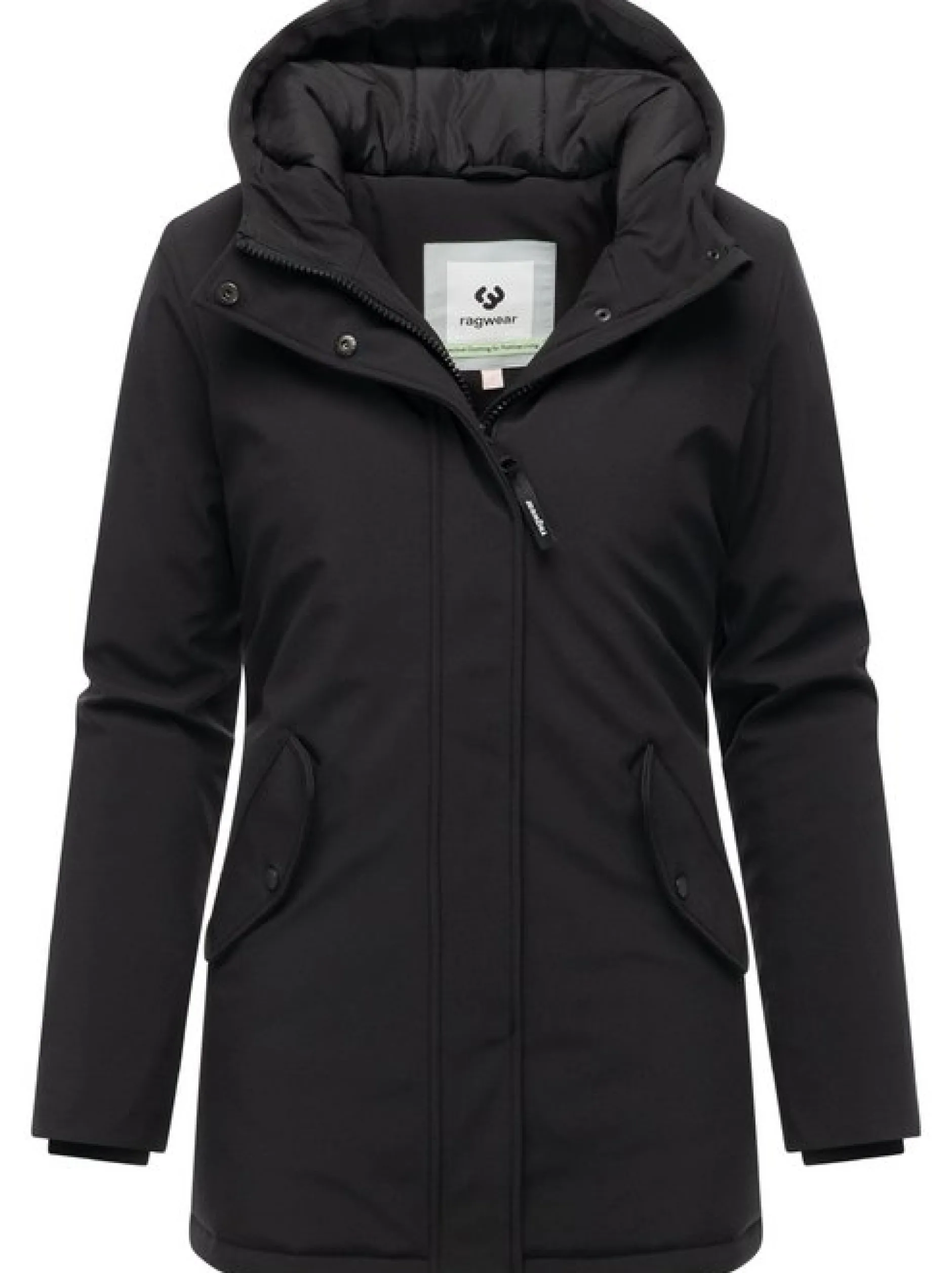 Ragwear Damen Softshellmantel - Navanuti in schwarz