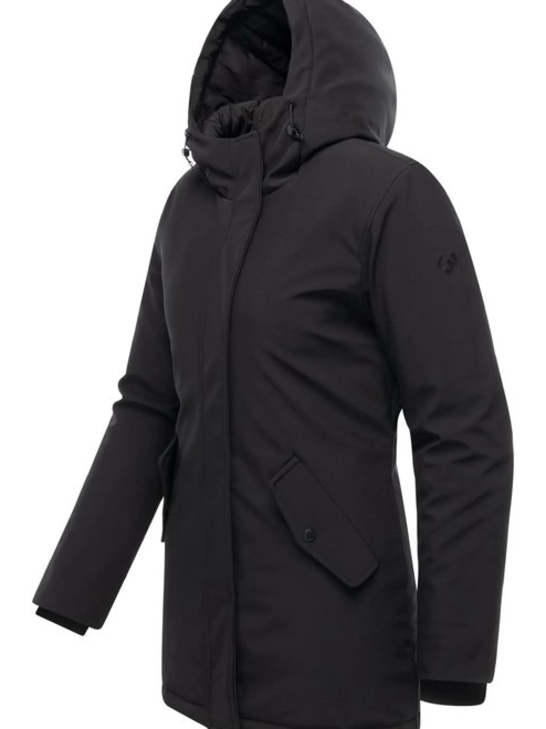 Ragwear Damen Softshellmantel - Navanuti in schwarz