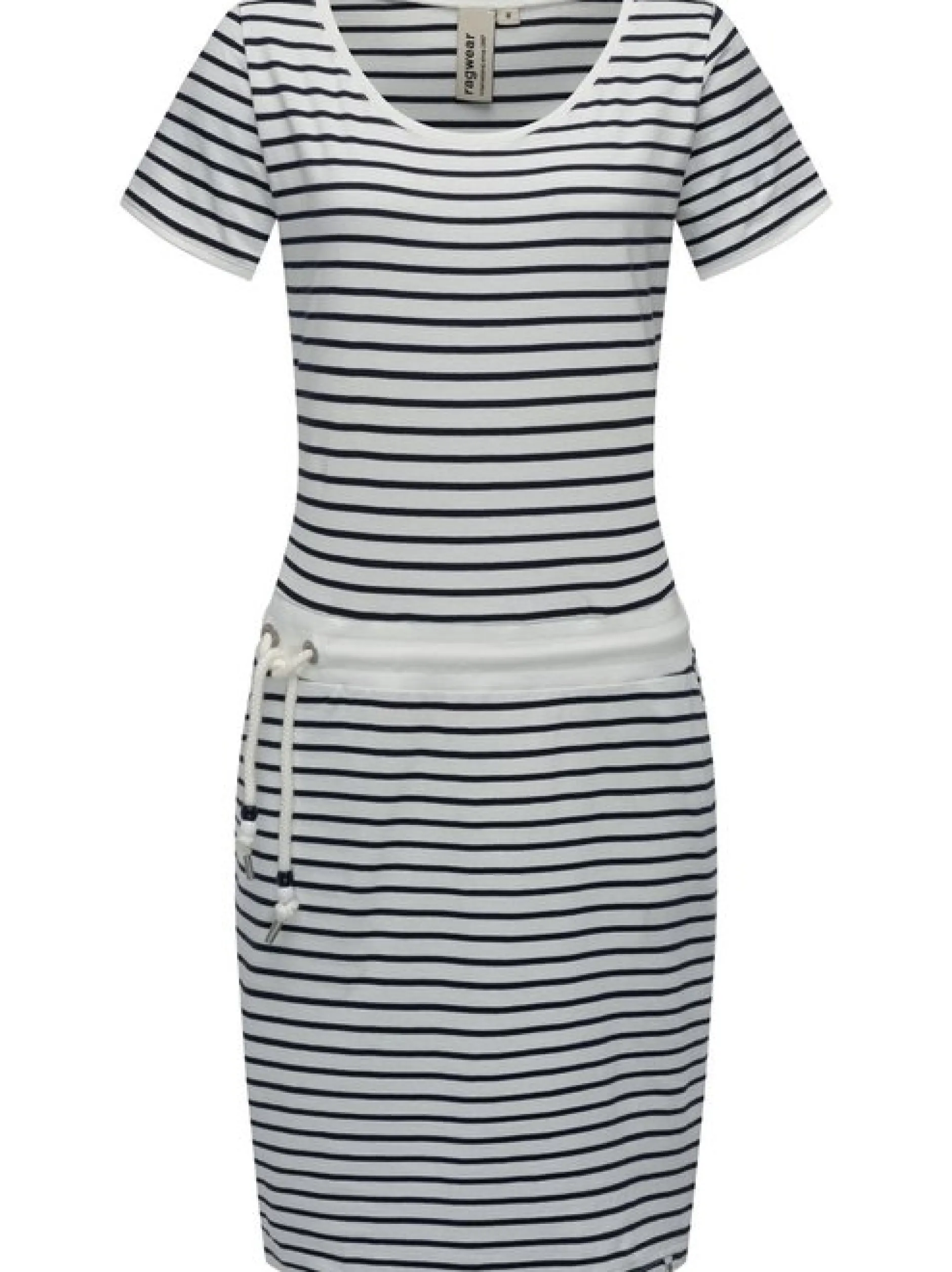 Ragwear Damen Sommerkleid - Baomi in weiß - Länge: kurz