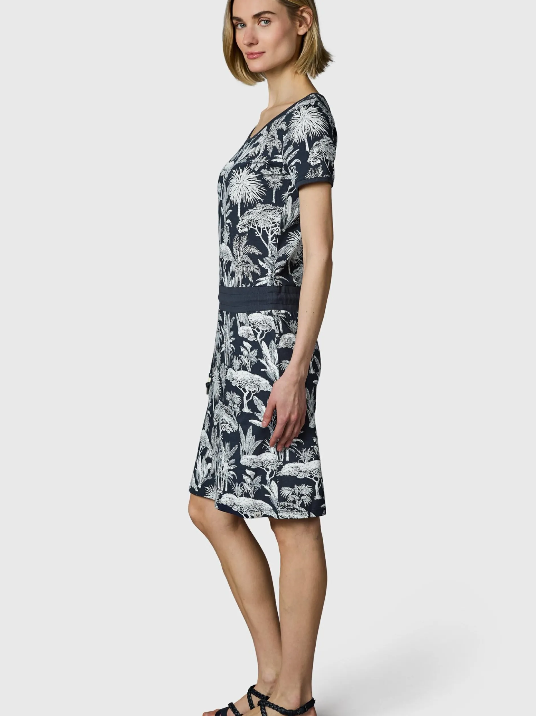 Ragwear Damen Sommerkleid - Baomi Tropic YOUMODO in marine