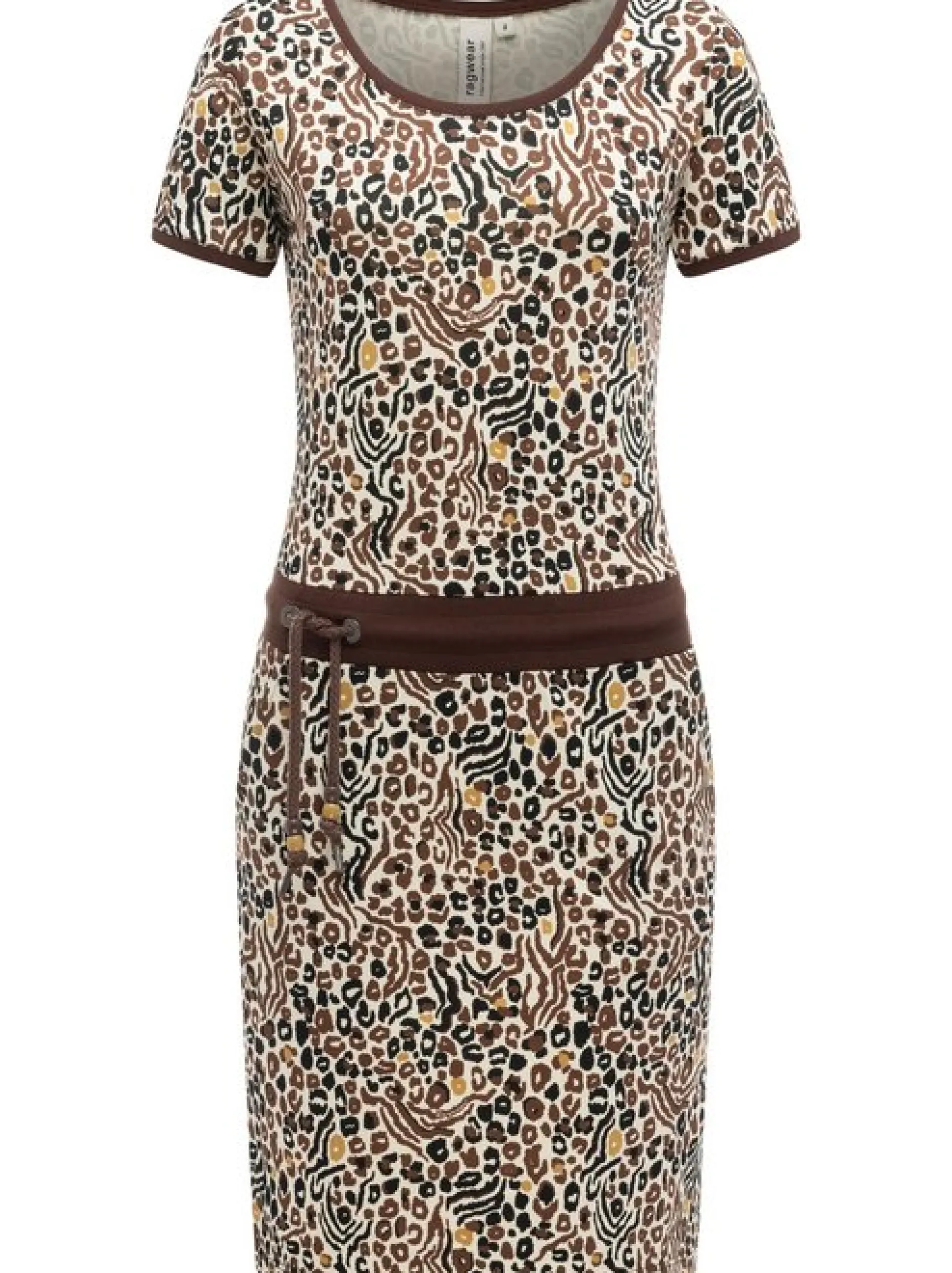Ragwear Damen Sommerkleid - Baomi Zoo YOUMODO in braun