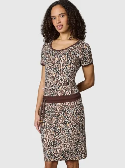 Ragwear Damen Sommerkleid - Baomi Zoo YOUMODO in braun