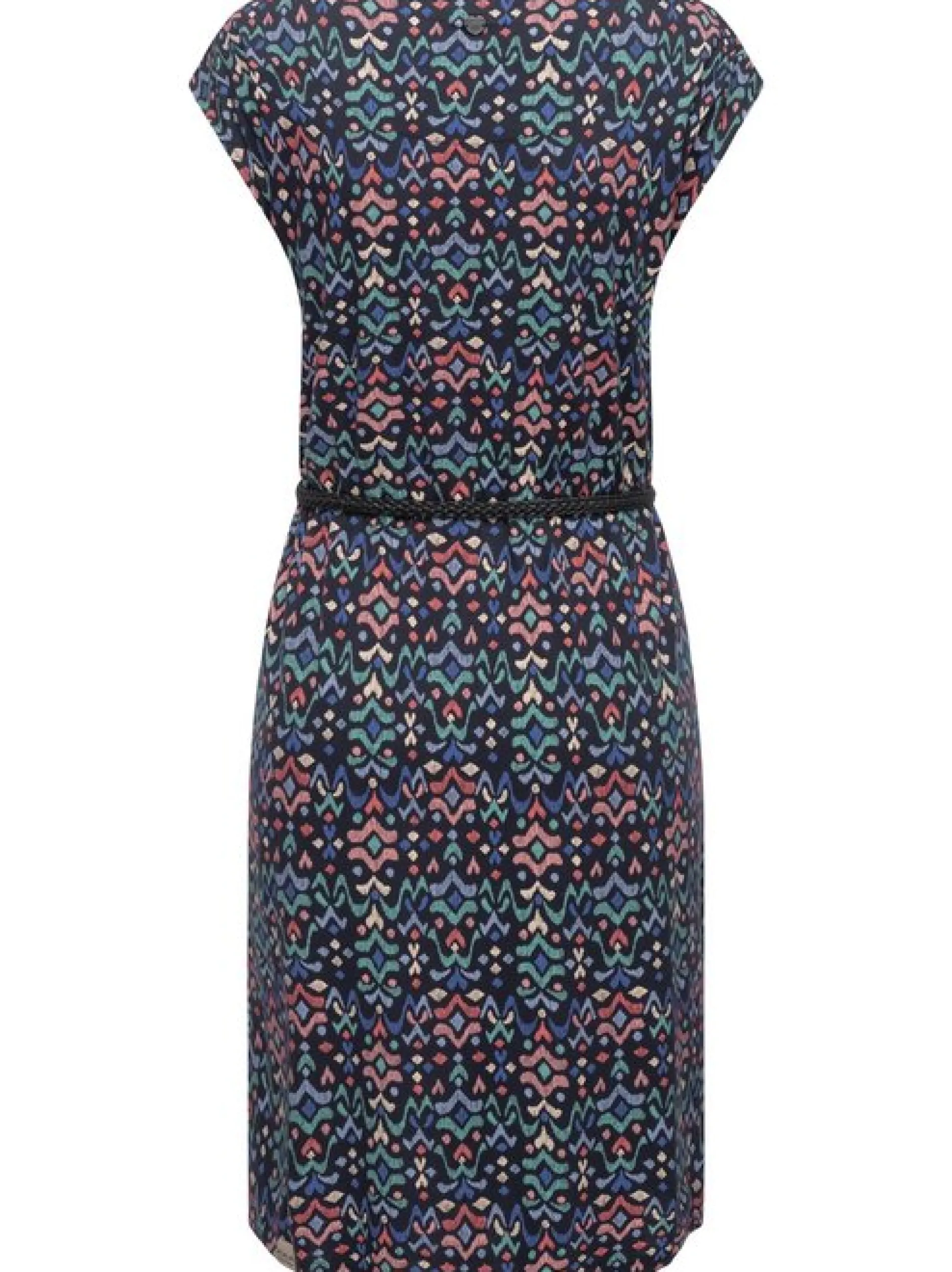 Ragwear Damen Sommerkleid - Lilithe Ikat in marine