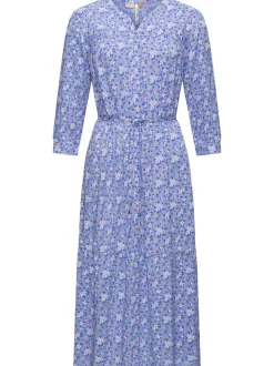 Ragwear Damen Sommerkleid - Meve in blau - Länge: lang