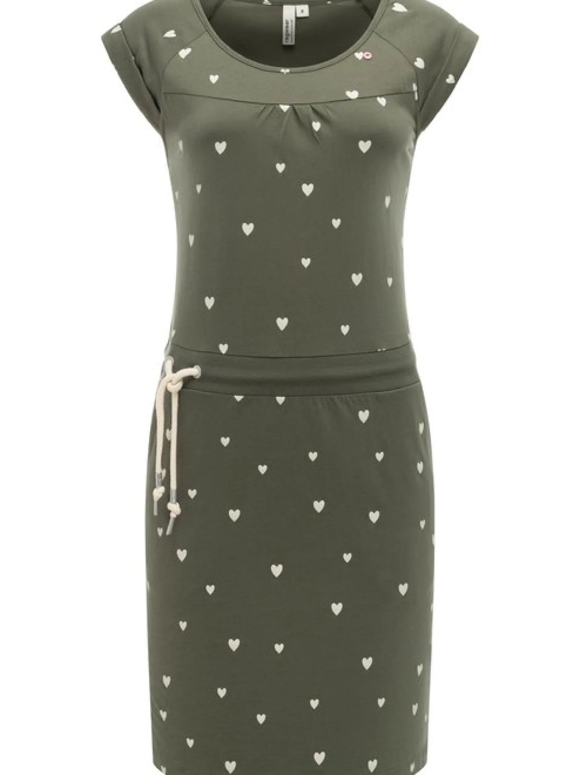 Ragwear Damen Sommerkleid - Penelope Hearts YOUMODO in oliv