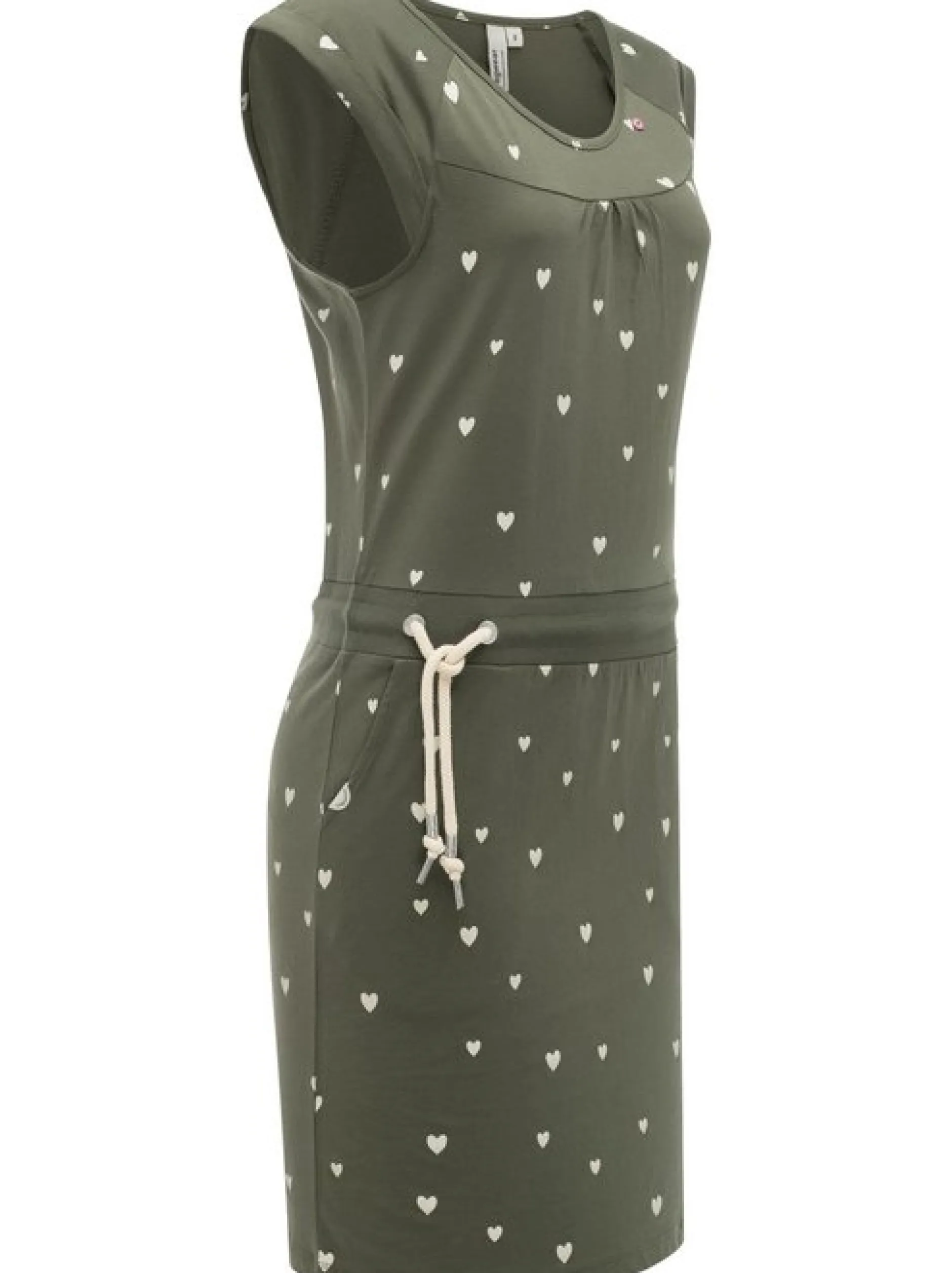 Ragwear Damen Sommerkleid - Penelope Hearts YOUMODO in oliv
