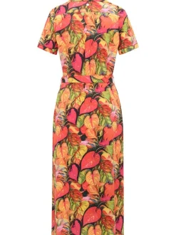 Ragwear Damen Sommerkleid - Sawira Long Print in mehrfarbig