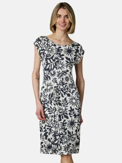 Ragwear Damen Sommerkleid - Taggien Print in blau