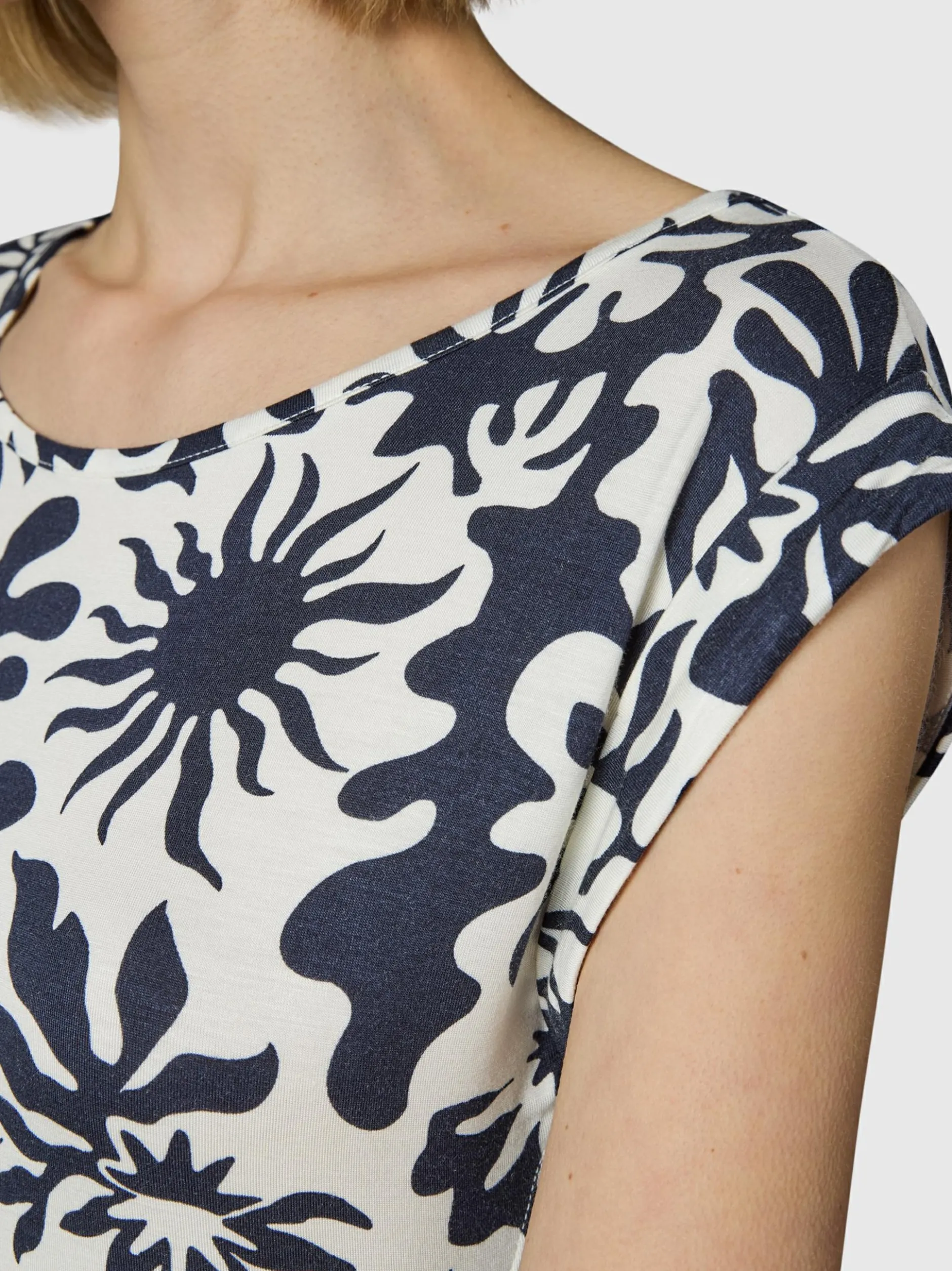 Ragwear Damen Sommerkleid - Taggien Print in blau