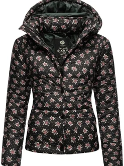 Ragwear Damen Steppjacke - Relive Remake in schwarz
