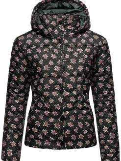 Ragwear Damen Steppjacke - Relive Remake in schwarz