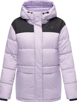 Ragwear Damen Steppjacke - Wikesh in flieder