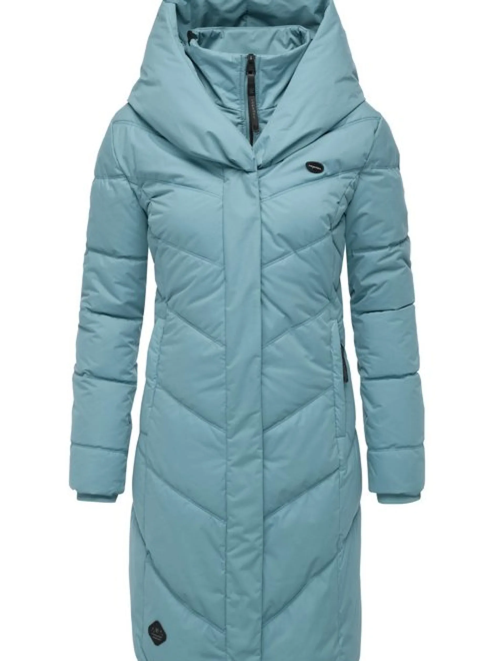 Ragwear Damen Steppmantel - Natalka in blau