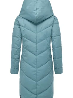Ragwear Damen Steppmantel - Natalka in blau