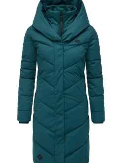 Ragwear Damen Steppmantel - Natalka in grün