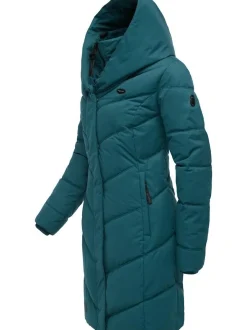 Ragwear Damen Steppmantel - Natalka in grün