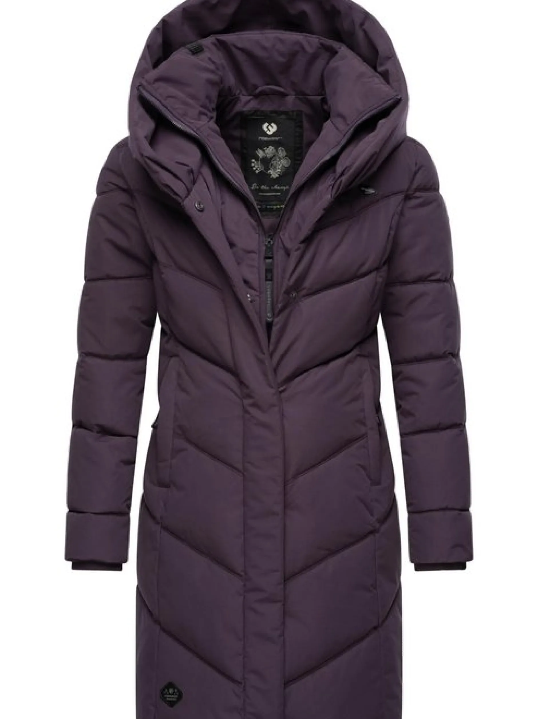 Ragwear Damen Steppmantel - Natalka in lila