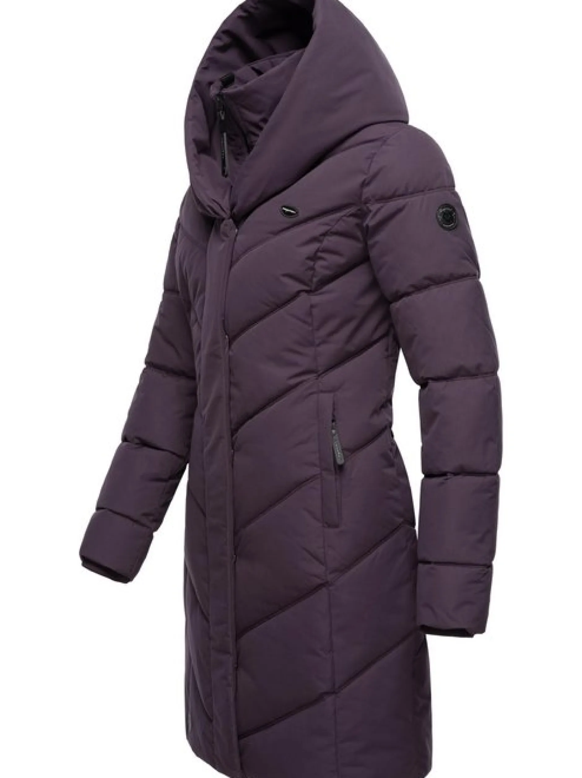 Ragwear Damen Steppmantel - Natalka in lila