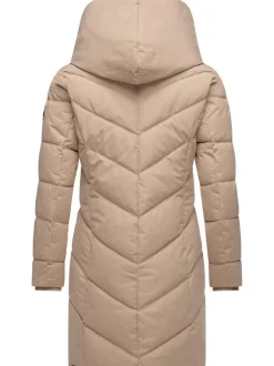 Ragwear Damen Steppmantel - Natalka in taupe