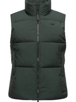 Ragwear Damen Steppweste - Ailish in grün