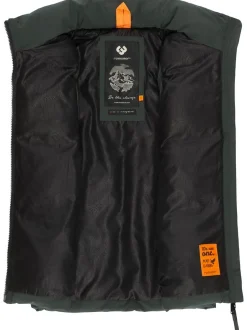 Ragwear Damen Steppweste - Ailish in grün