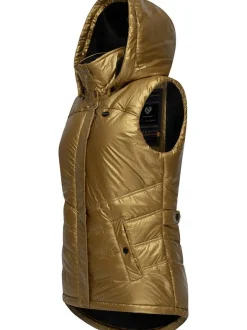 Ragwear Damen Steppweste - Hesty Bling in gold