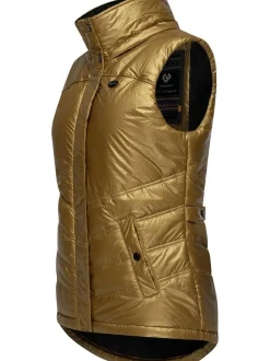 Ragwear Damen Steppweste - Hesty Bling in gold