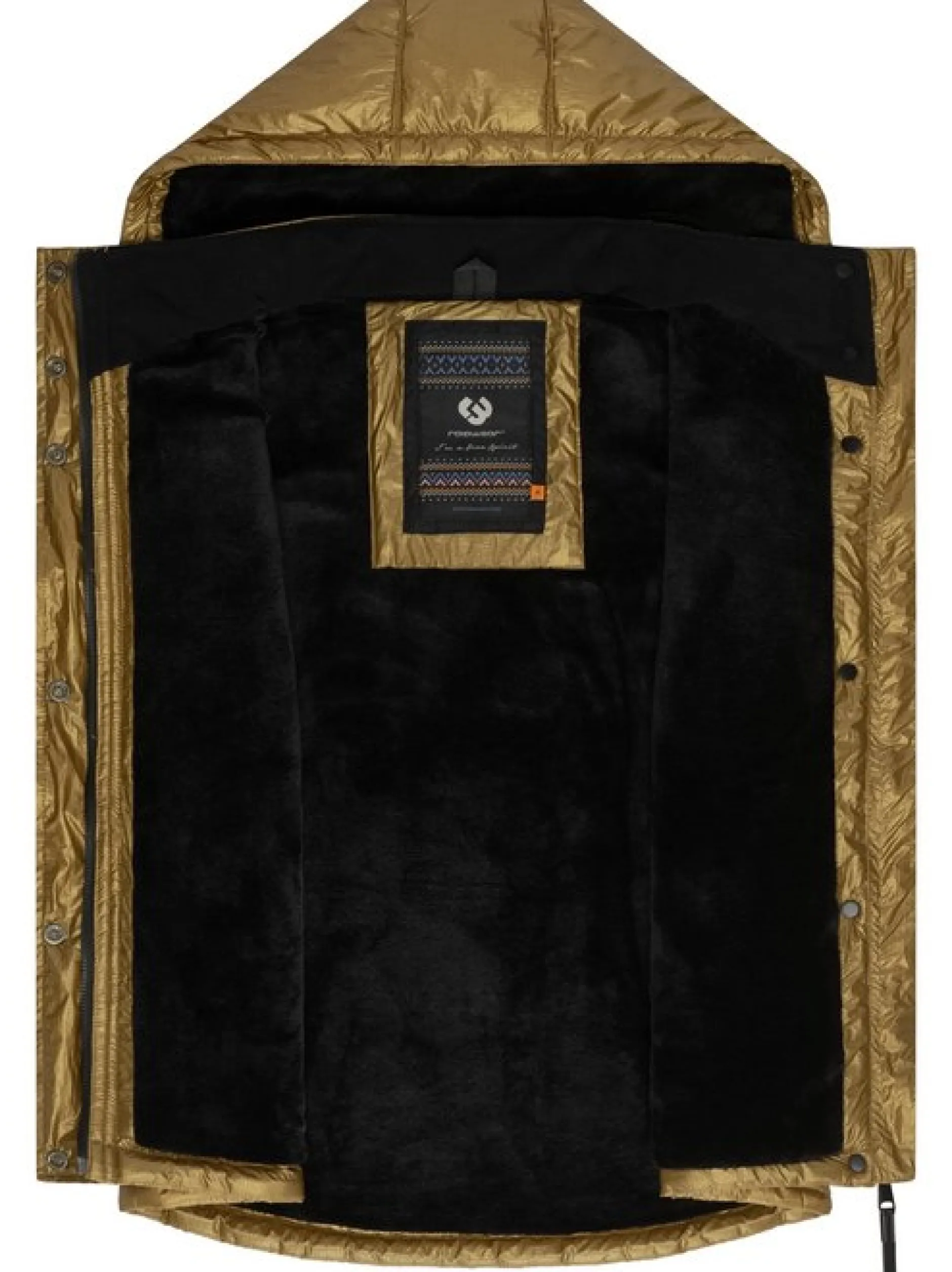 Ragwear Damen Steppweste - Hesty Bling in gold