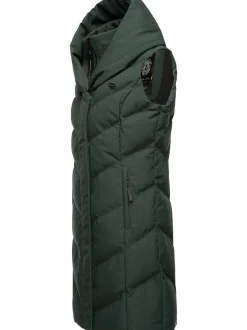 Ragwear Damen Steppweste - Natalka Vest in aqua