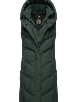 Ragwear Damen Steppweste - Natalka Vest in aqua