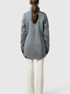Ragwear Damen Sweatjacke - Letrice Bonded in grau