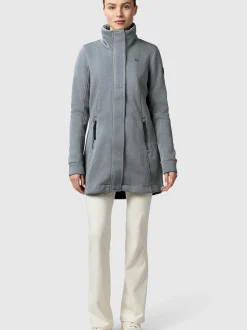 Ragwear Damen Sweatjacke - Letrice Bonded in grau
