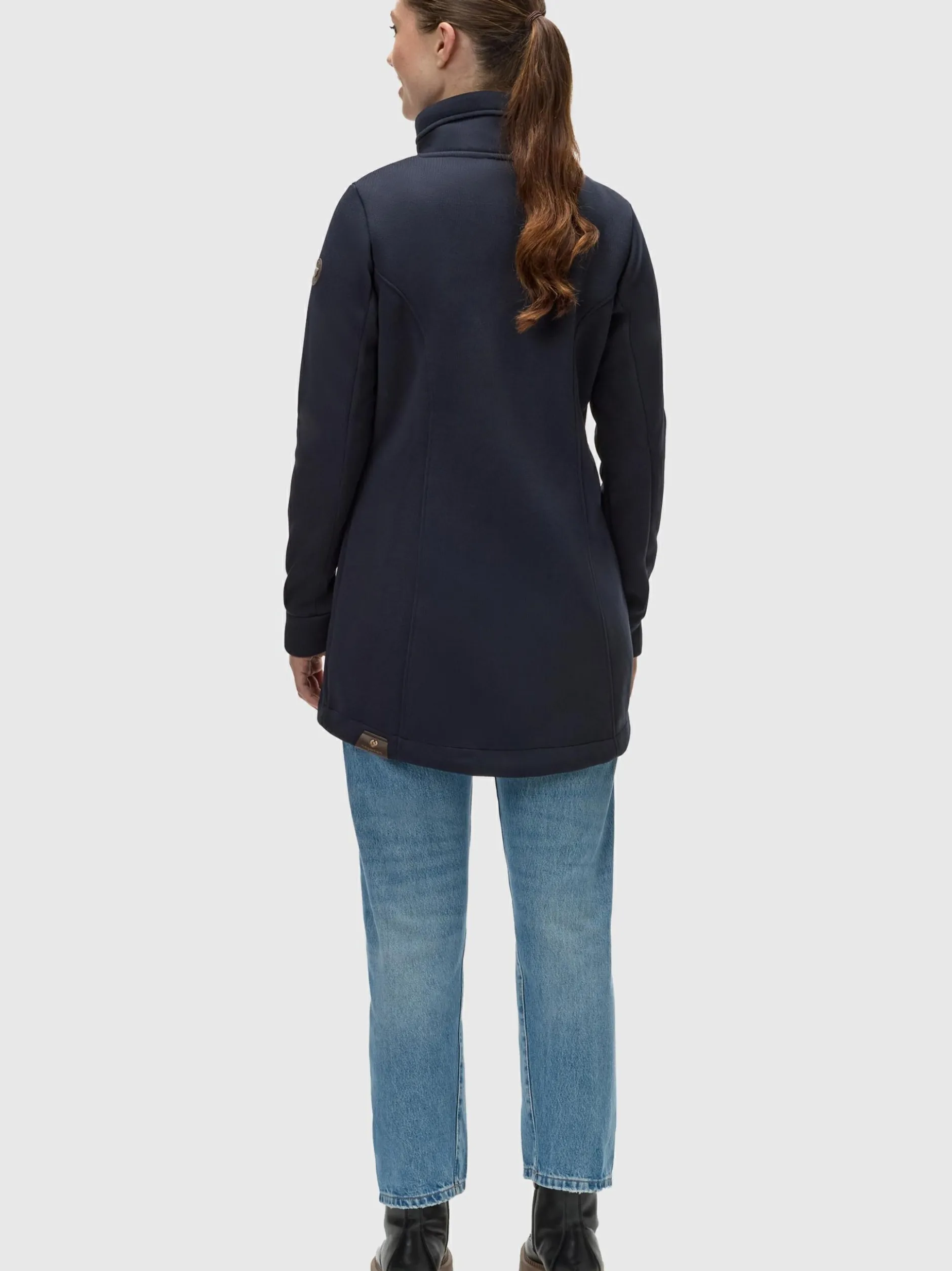 Ragwear Damen Sweatjacke - Letrice Bonded in marine