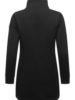 Ragwear Damen Sweatjacke - Letrice Bonded in schwarz