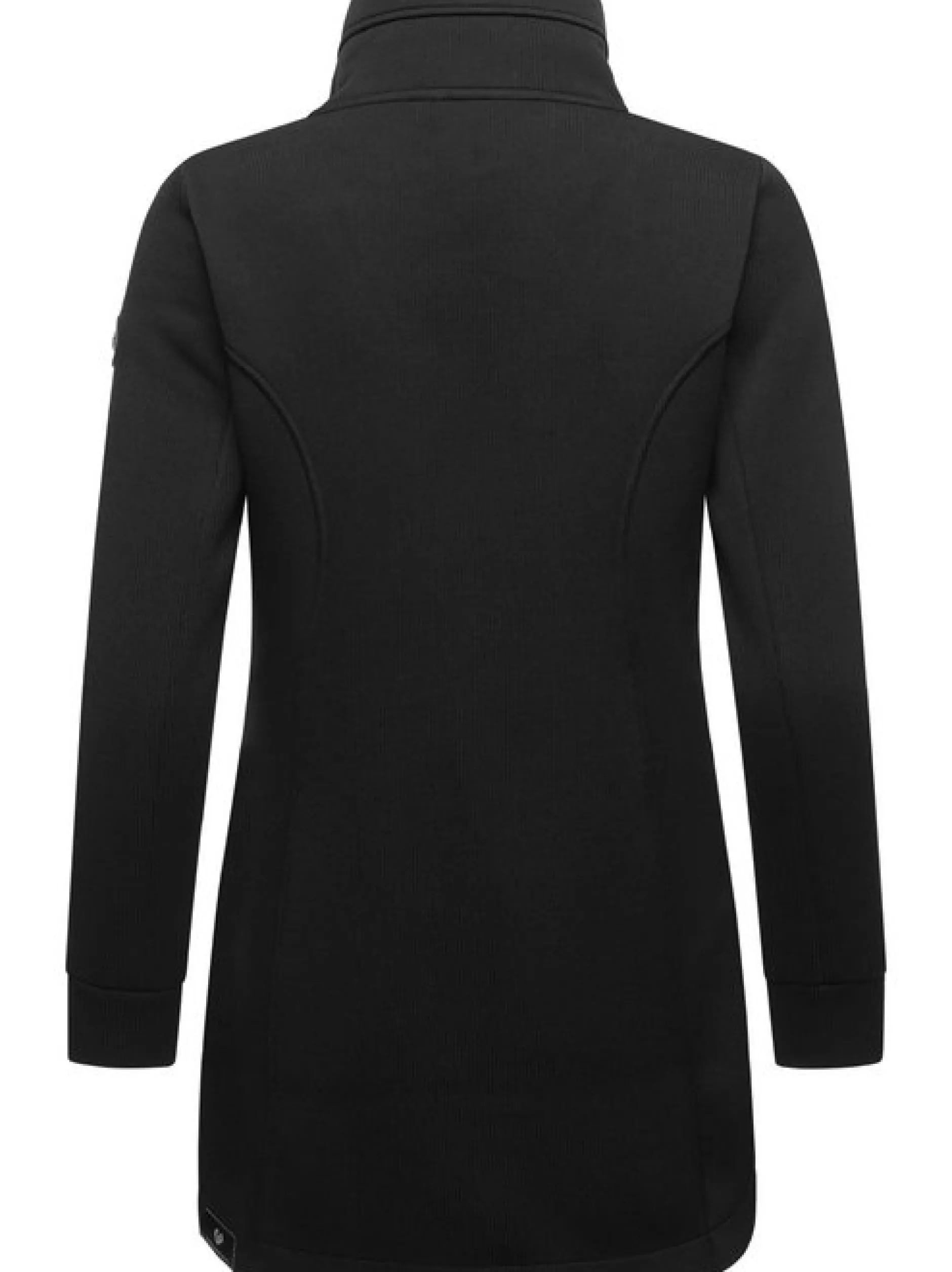 Ragwear Damen Sweatjacke - Letrice Bonded in schwarz