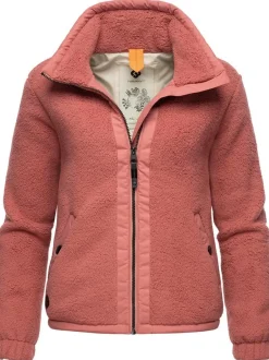 Ragwear Damen Sweatjacke - Nordicka in pink