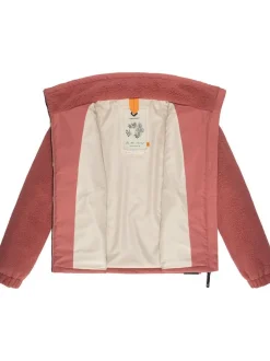 Ragwear Damen Sweatjacke - Nordicka in pink