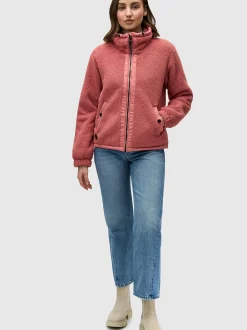 Ragwear Damen Sweatjacke - Nordicka in pink