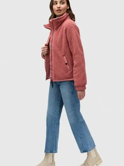 Ragwear Damen Sweatjacke - Nordicka in pink