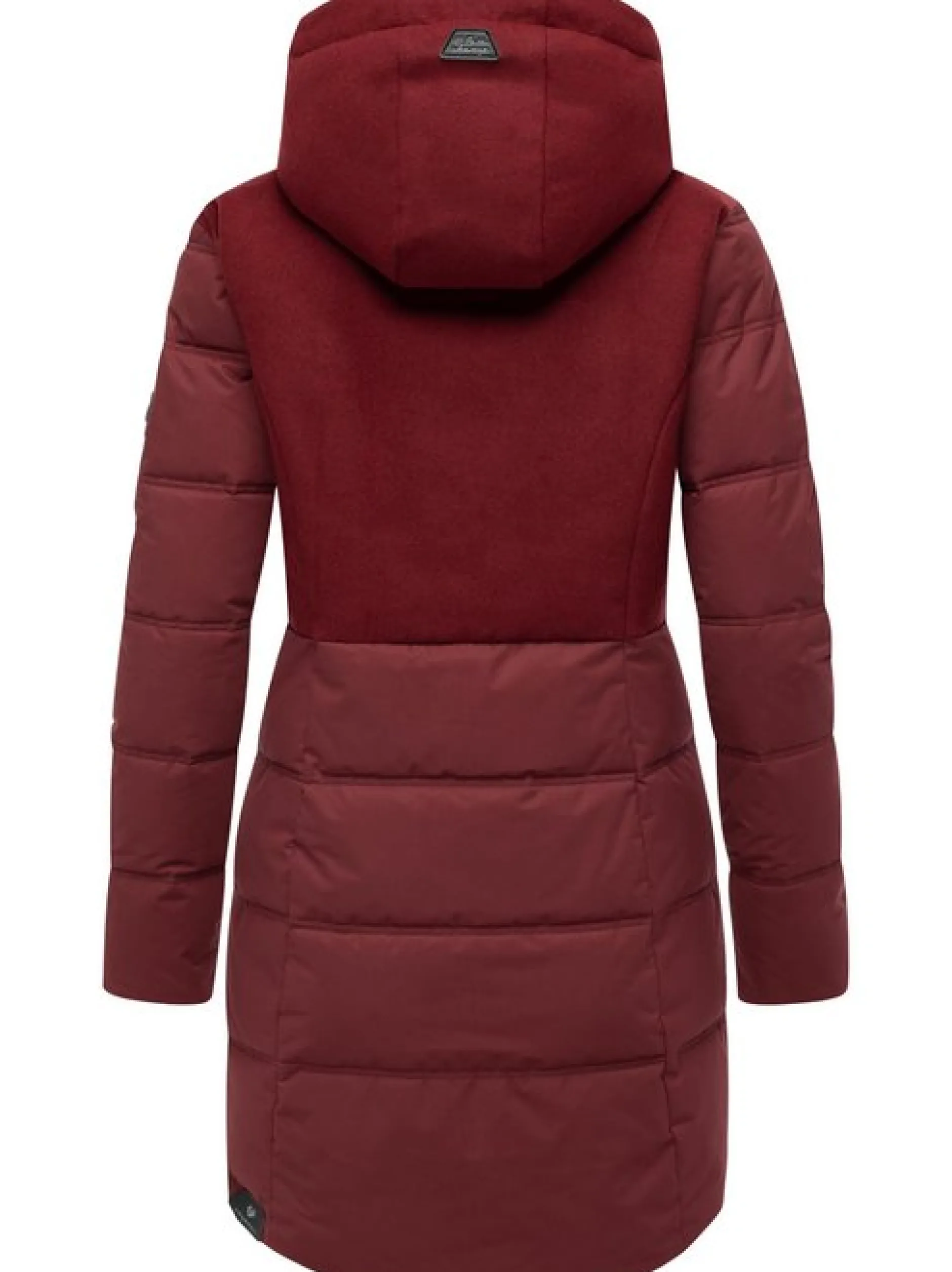 Ragwear Damen Winterjacke - Ashani Block Intl. in bordeaux