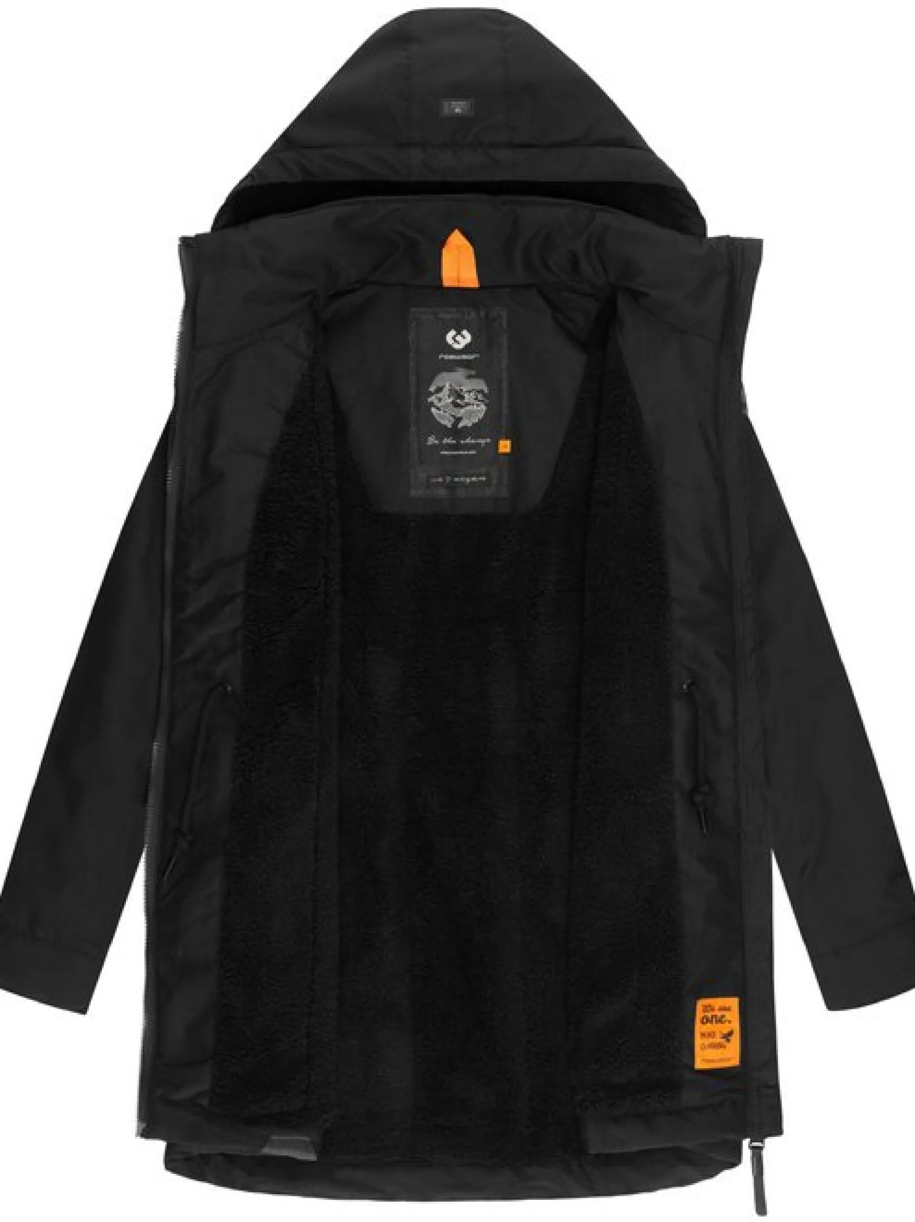 Ragwear Damen Winterjacke - Dakkota in schwarz