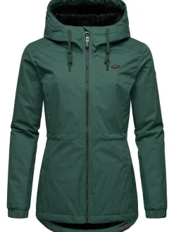 Ragwear Damen Winterjacke - Dankka Warm in grün